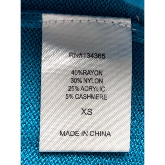 Laurie Felt Daisy Sweater XS Blue Floral Dopamine Knit Cottagecore Retro Inspo - Picture 4 of 9